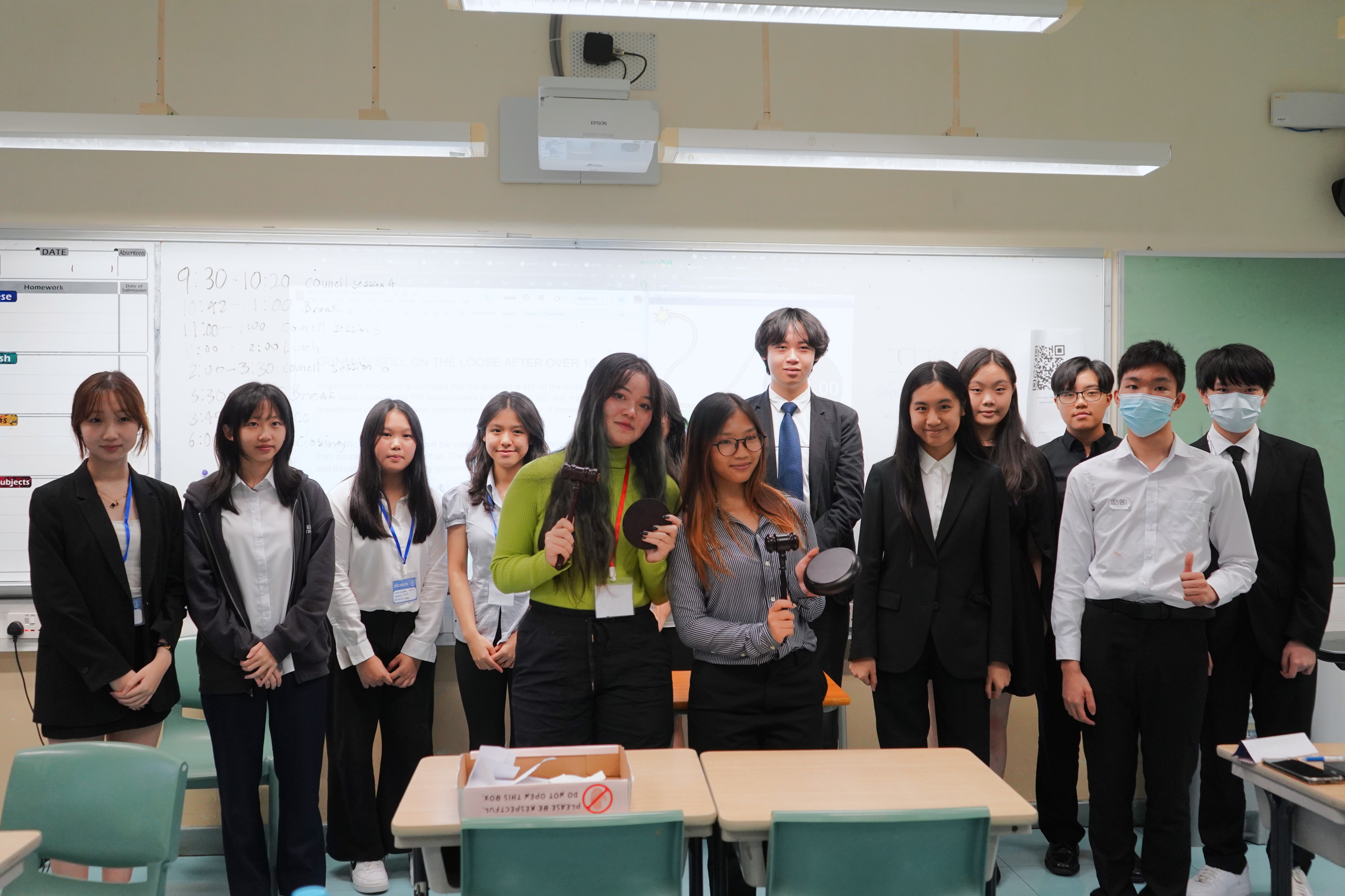 Award ceremony at ICEMUN I